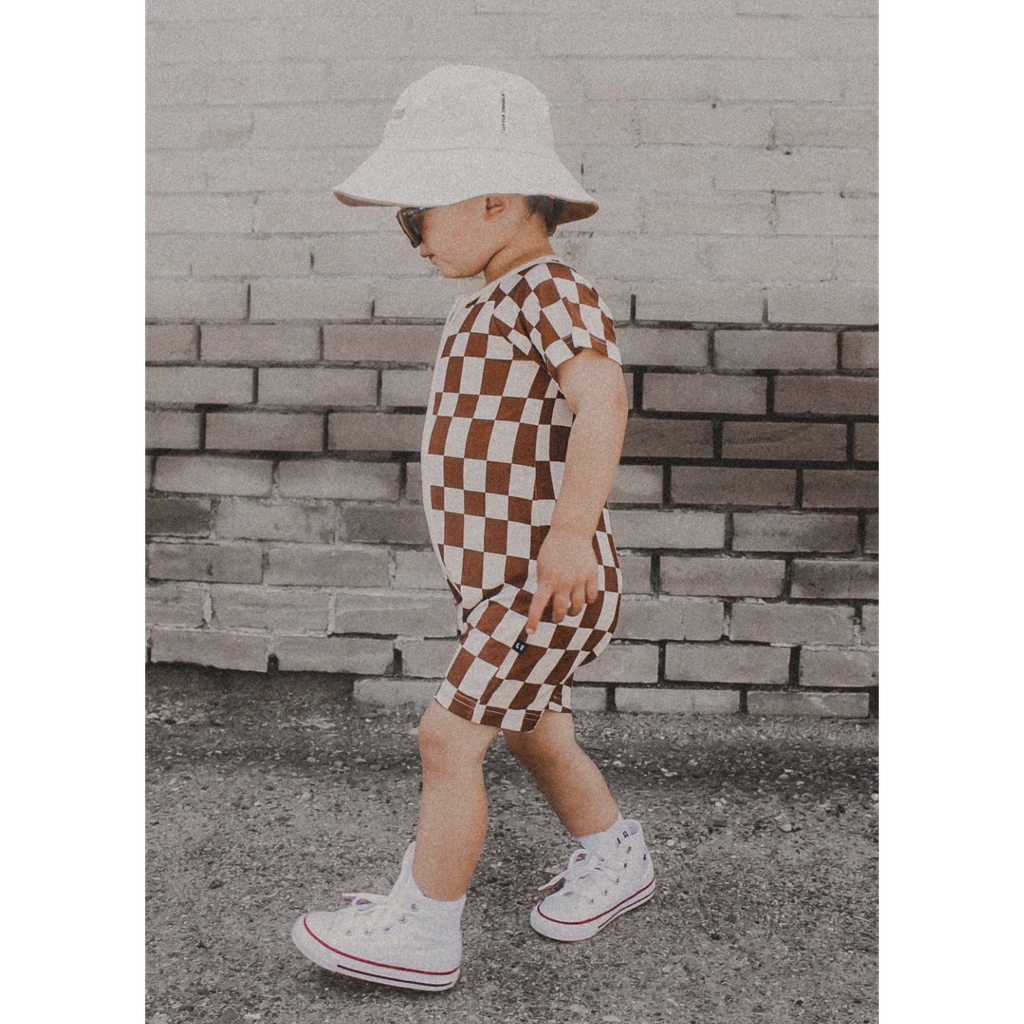 Little Trouble Checker Shorties