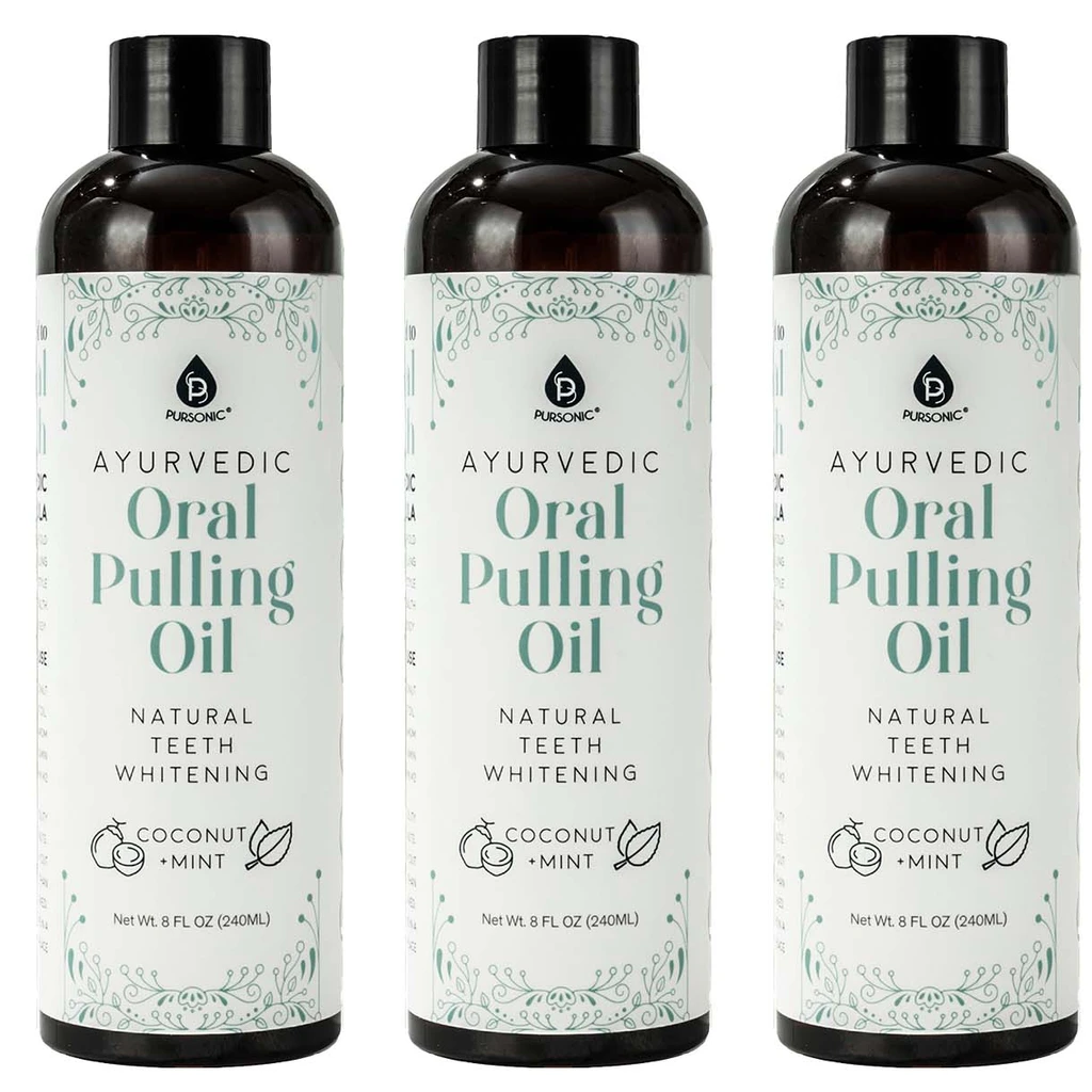 PURSONIC Ayurvedic Oral Pulling Oil Bundle