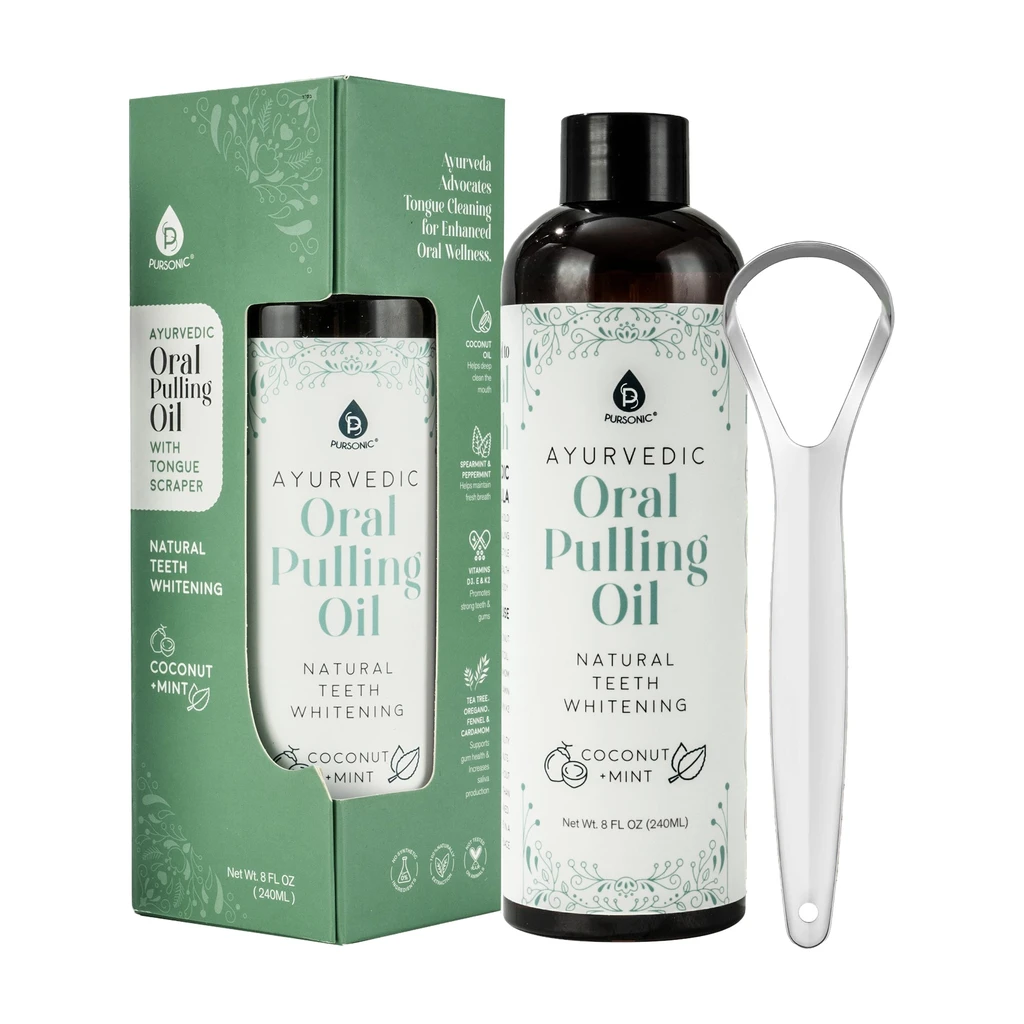 PURSONIC Ayurvedic Oral Pulling Oil Bundle