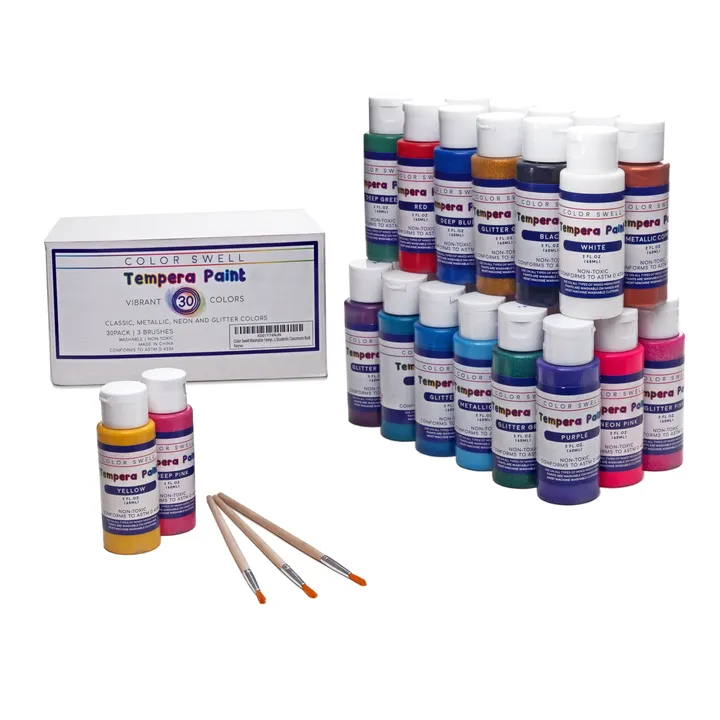 Color Swell Washable Tempera Paint Set