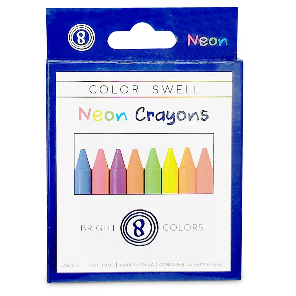 Color Swell Color Swell Neon Crayons - 6 Pack