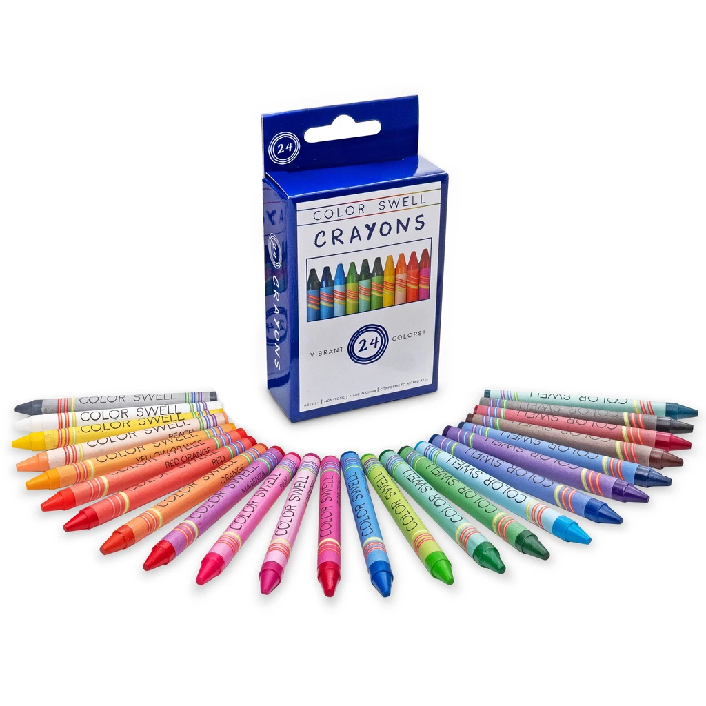 Color Swell Color Swell Wax Crayons - 6 Pack