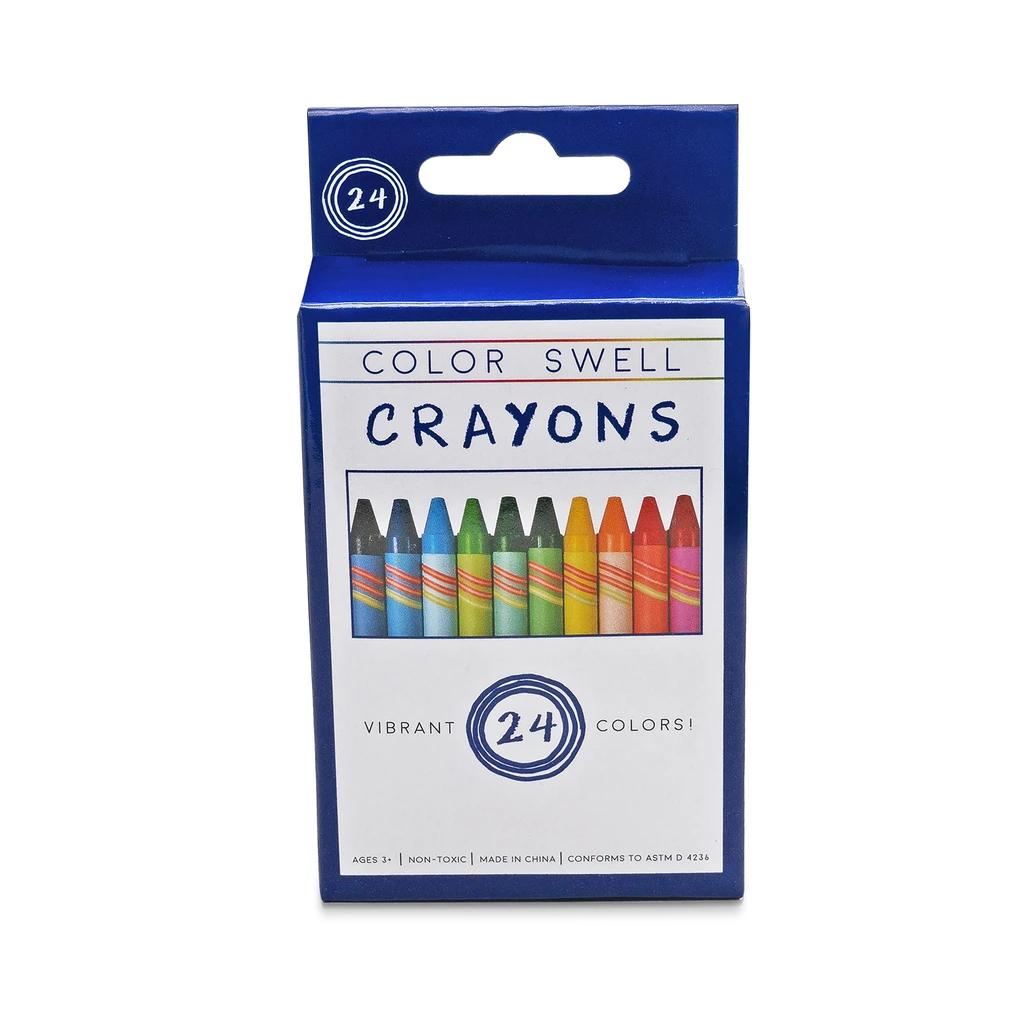 Color Swell Color Swell Wax Crayons - 6 Pack