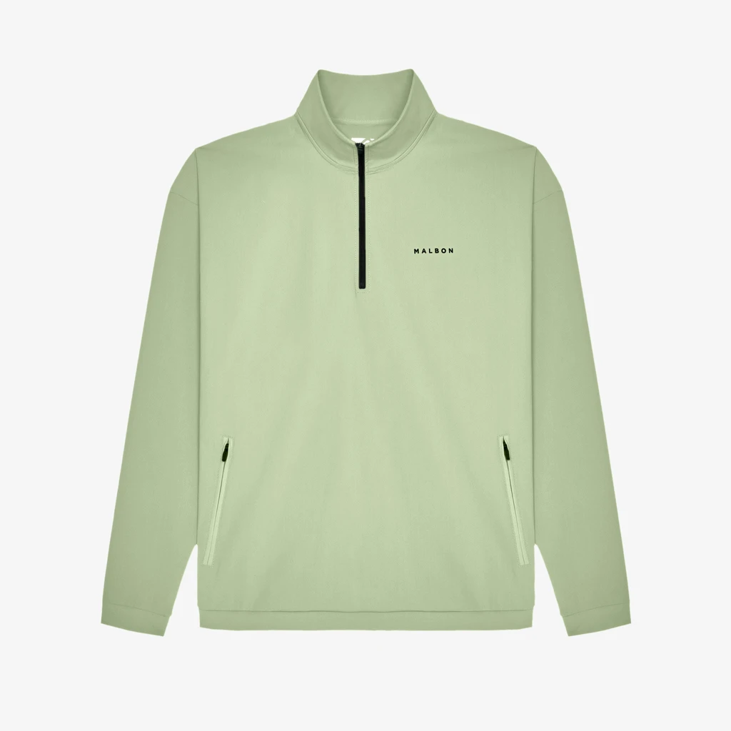Malbon Golf PERFORMANCE QUARTER ZIP SHELL PULLOVER