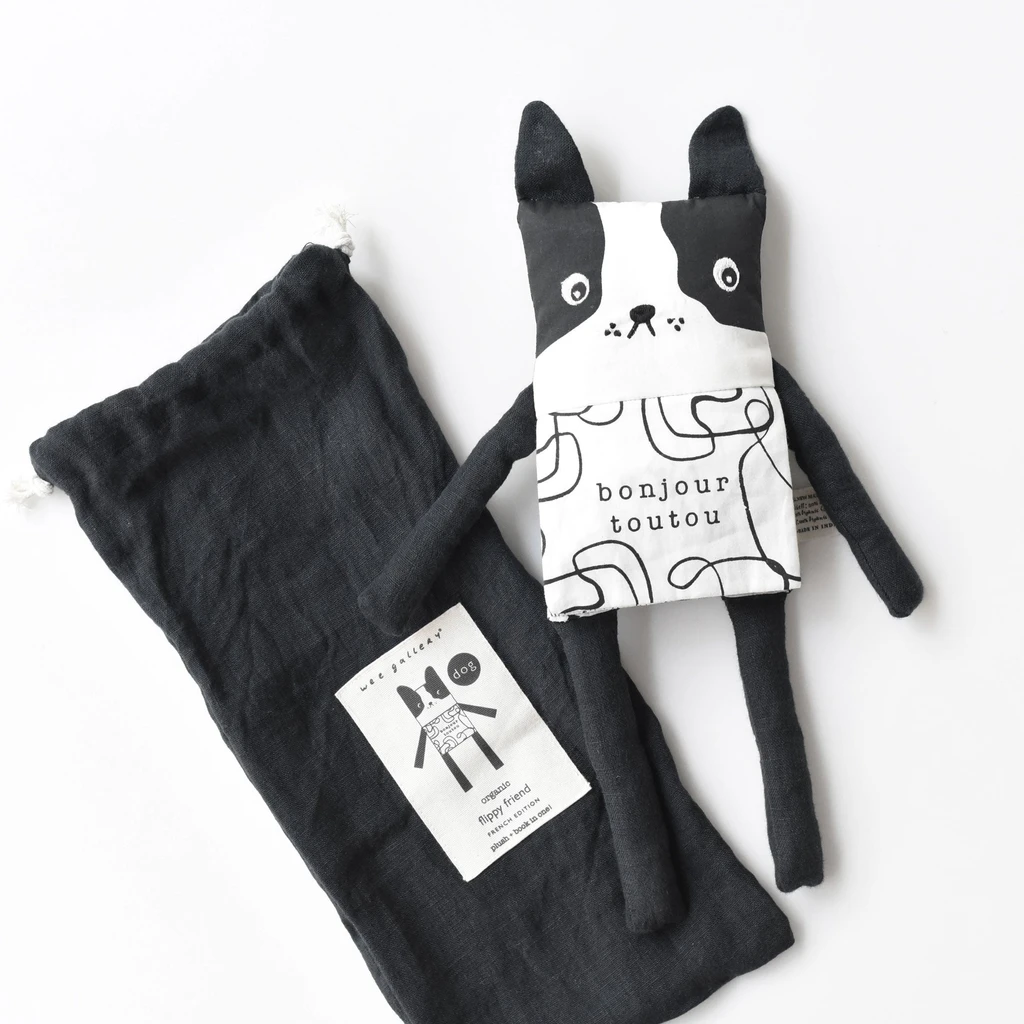 Wee Gallery Organic Dog Flippy Friend (French Edition)