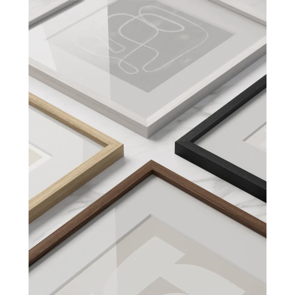 Haus and Hues Set Of 3 Gallery Frames - With Matting - Frames Only, No Printing