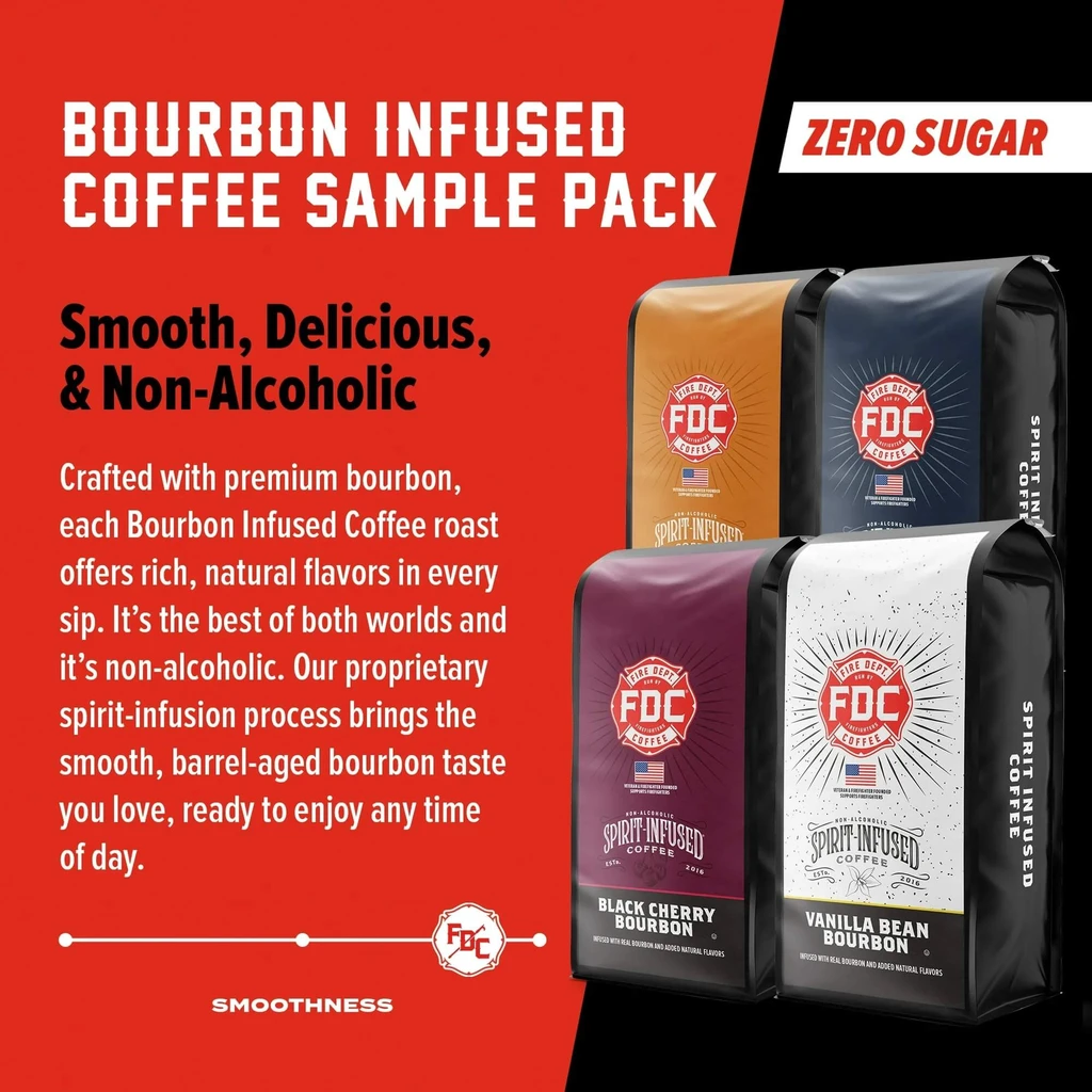 Fire Department Coffee Bourbon Infused Coffee Sample Pack