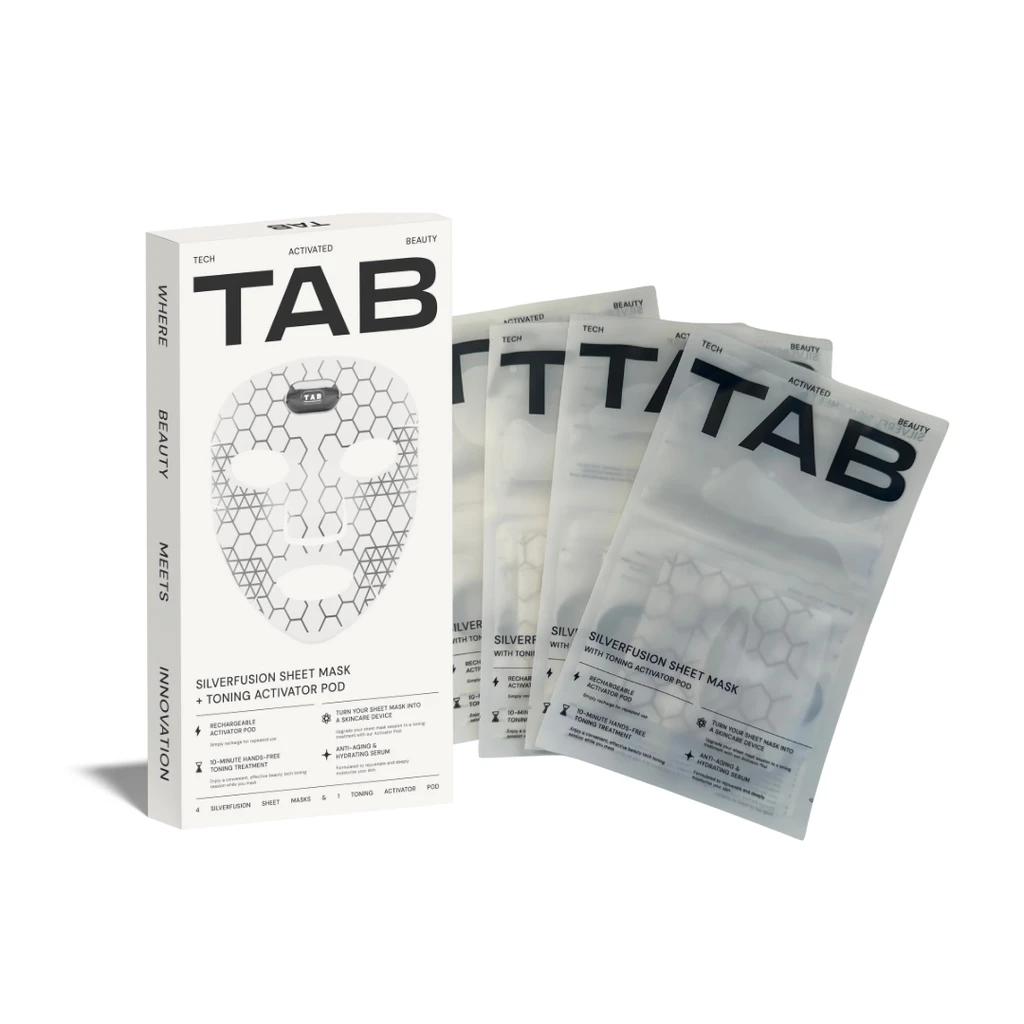 Tech Activated Beauty Silverfusion Sheet Mask +Toning Activator Pod