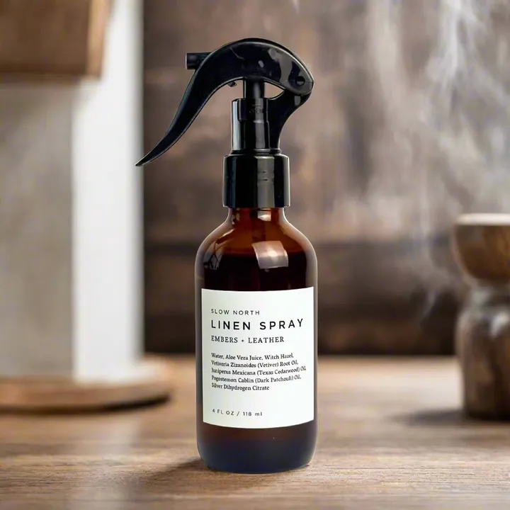 Slow North Linen Spray - Embers + Leather