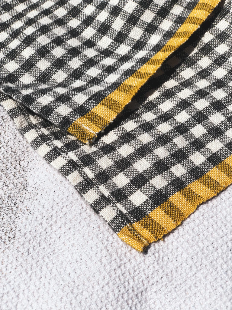 Caravan Home Decor Two-Tone Gingham Towels, Set of 2