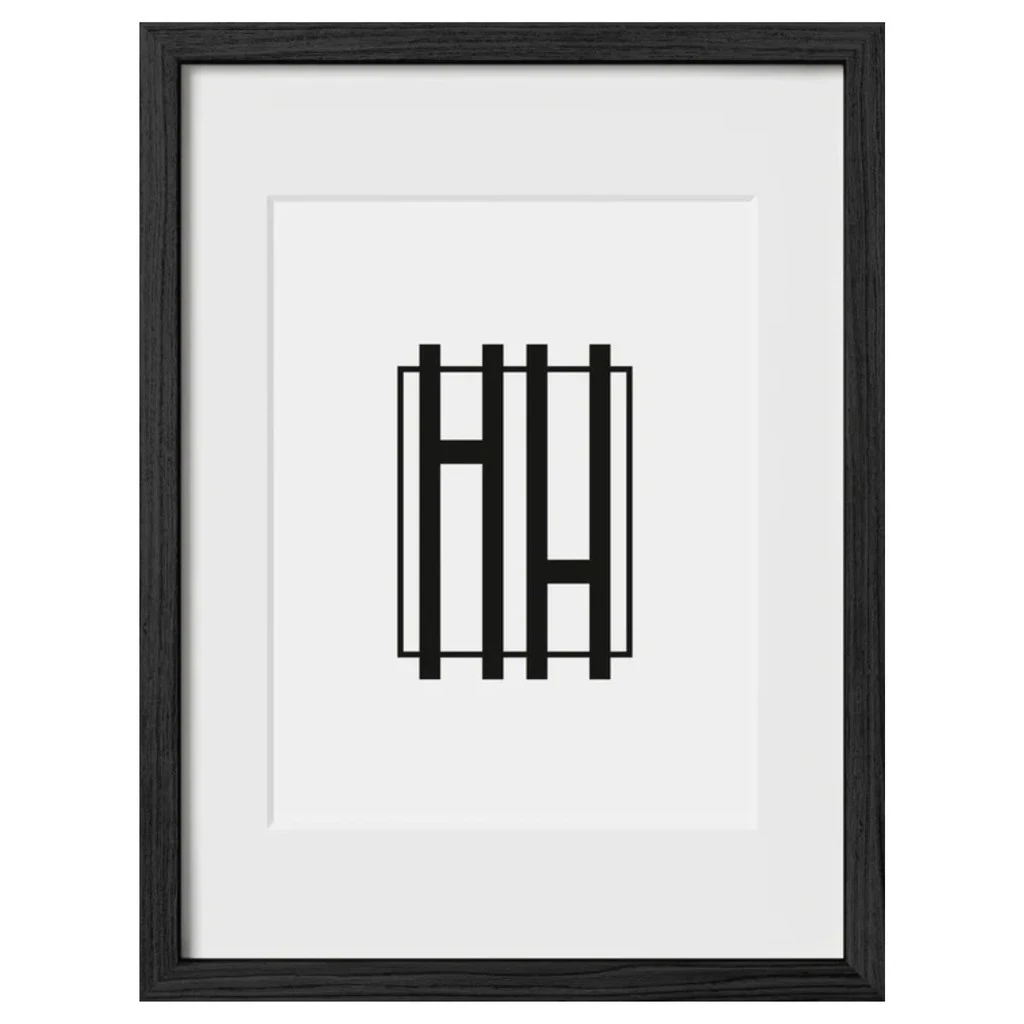 Haus and Hues Set Of 8 Gallery Frames - With Matting - Frames Only, No Printing