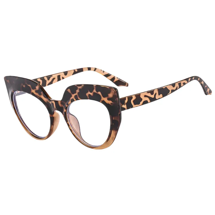 Shady Expression Cross-Border European and American Irregular Plain Glasses 2023