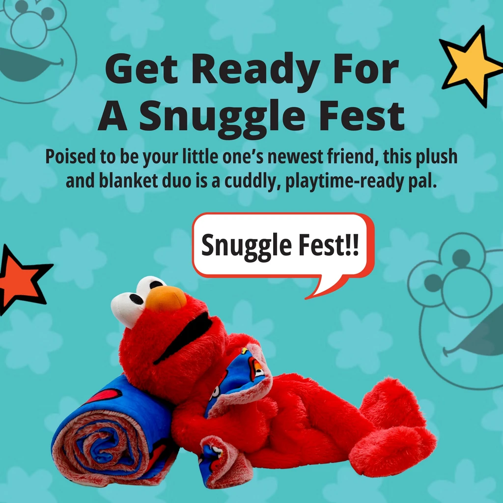 Snugible Sesame Street Blankie Bestie