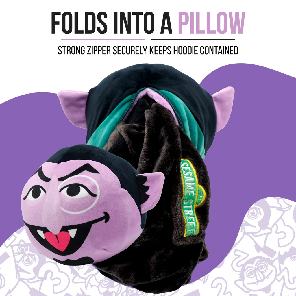 Snugible Sesame Street Adult Snugible 2-in-1 Blanket Hoodie & Pillow