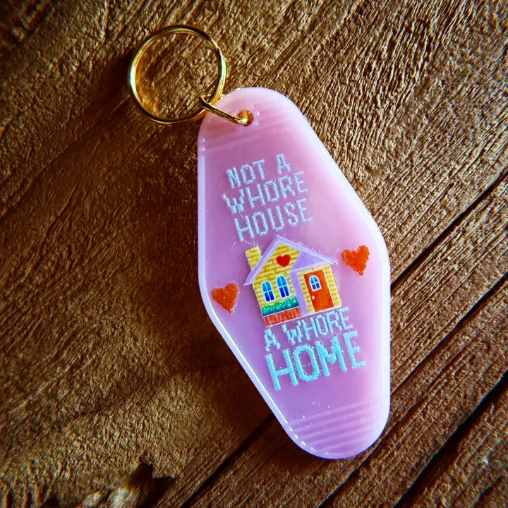 Chaos Magic Studio Whimsical Hotel Style Acrylic Keychain