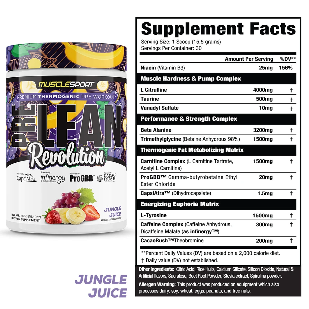 MuscleSport PreLean Revolution