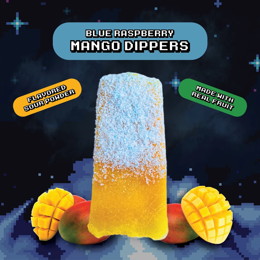 Final Boss Sour Blue Raspberry Mango Dippers
