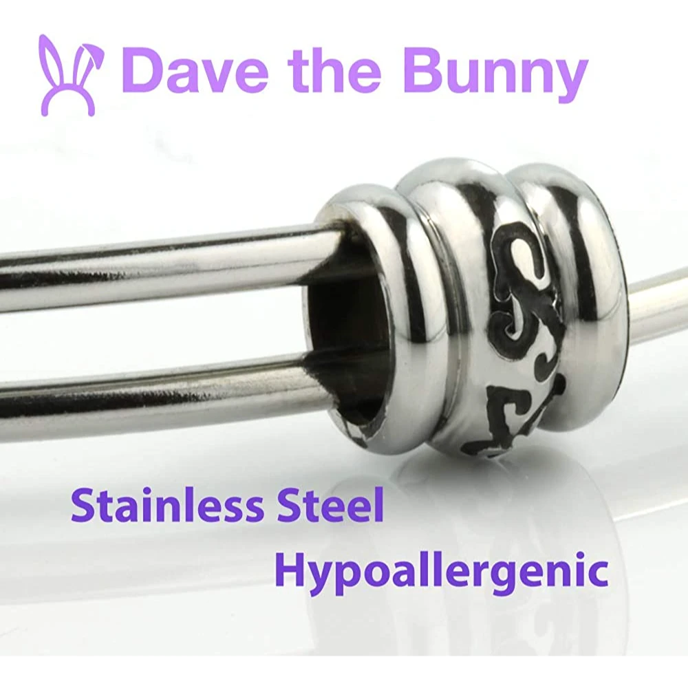 Dave The Bunny Bucking Bronco Rodeo Cowboy Fancy Charm Bangle