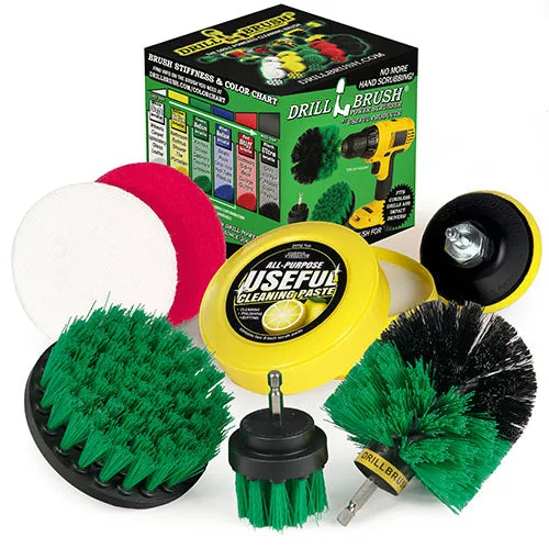 Drillbrush 4in, 2in Short, & Original Brush Kit Bundle