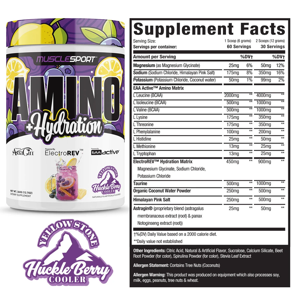 MuscleSport Amino + Hydration