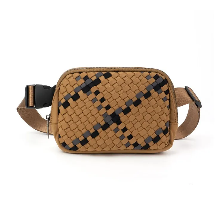 Babs+Birdie The Ella | Woven Neoprene Belt Bag