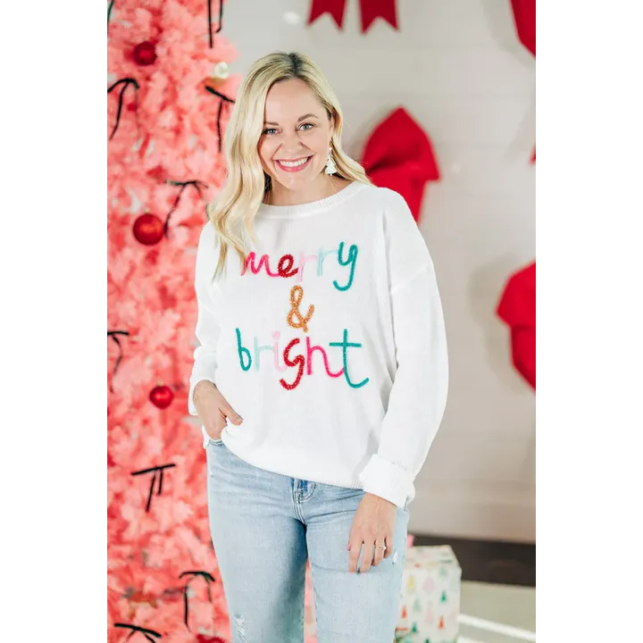 Babs+Birdie Merry & Bright Christmas Sweater