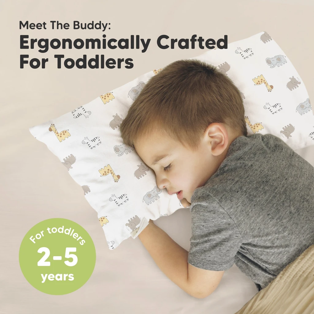 KeaBabies Buddy Toddler Pillow