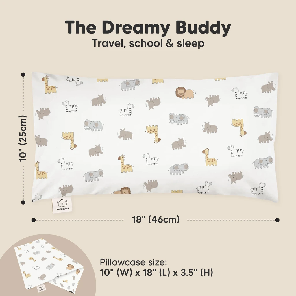 KeaBabies Buddy Toddler Pillow