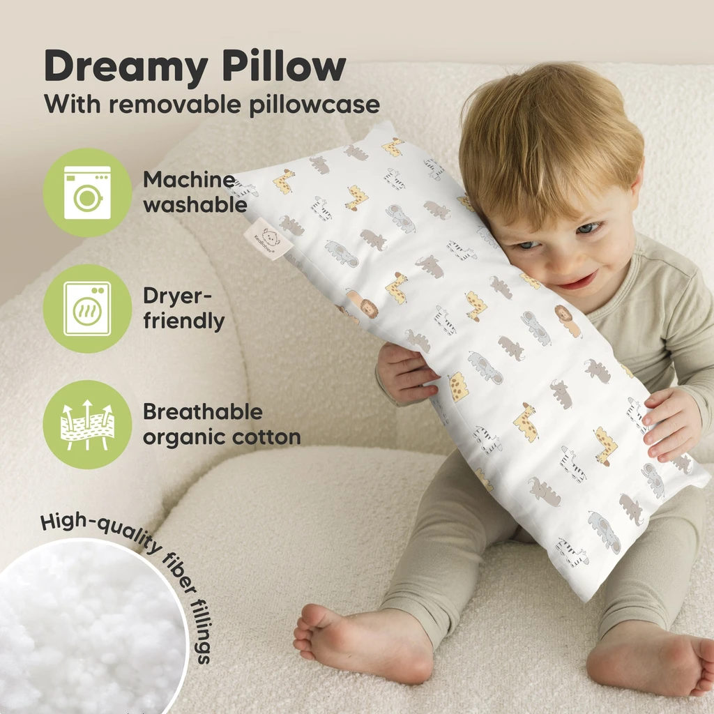 KeaBabies Buddy Toddler Pillow
