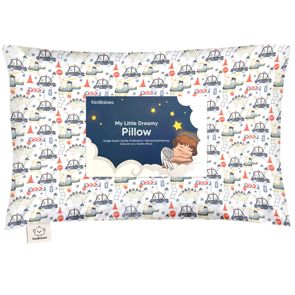 KeaBabies Toddler Pillow with Pillowcase