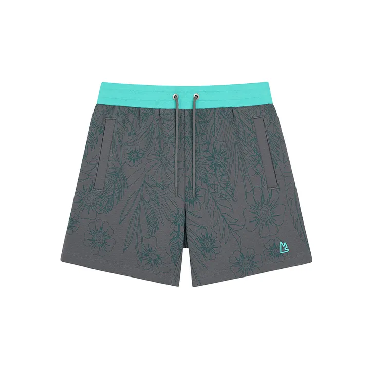 Magnlens Floral Outline Ross 6" Shorts