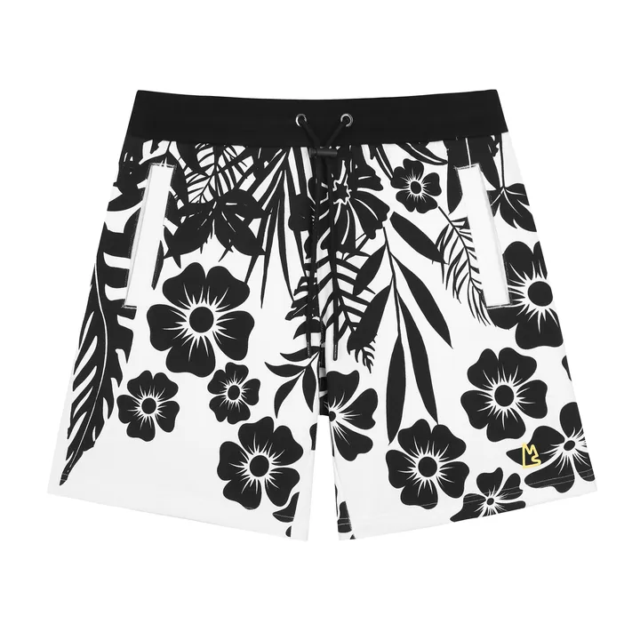 Magnlens Floral Palm Ross 8" Shorts