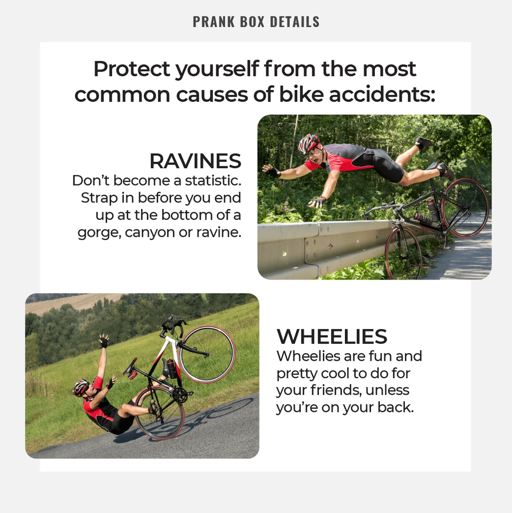Prank-O Bicycle Seat Belt