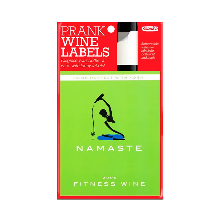 Prank-O Namaste Wine Label