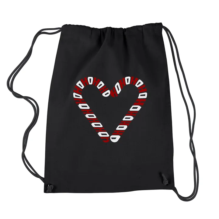 Los Angeles Pop Art Candy Canes - Drawstring Backpack