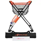 Ball Caddy For Baseball Softball, 4-Leg With Wheels, Holds 60