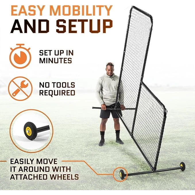 Aceletiqs L Screen Baseball For Batting Cage
