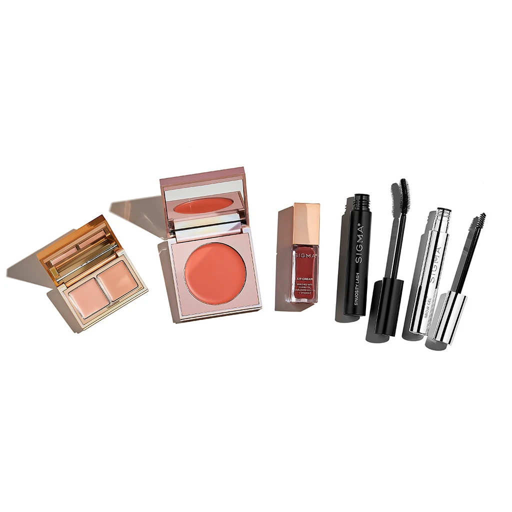 Sigma Beauty 5-Minute Makeup Set With Light To Medium Spectrum Color-Correcting Duo