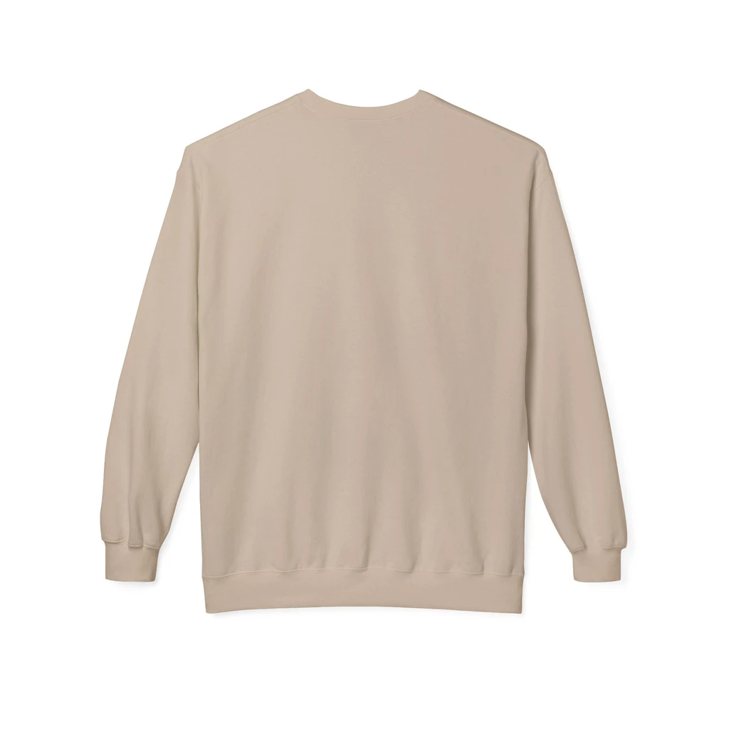 Geo Designs on Clothing Sarah Molloy New Zealand Eastern Peace Flower Geometric Fleece Sweatshirt