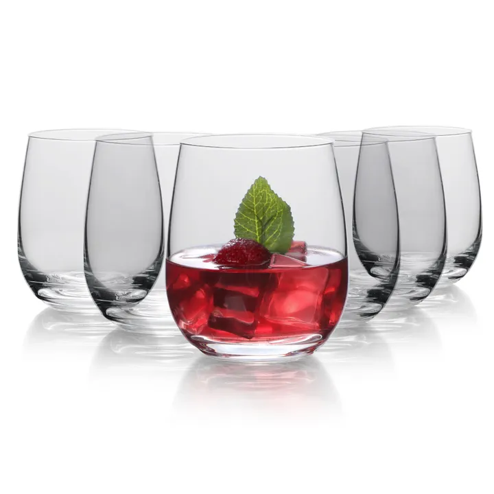 Table 12 15.5-Ounce Beverage Glasses,
