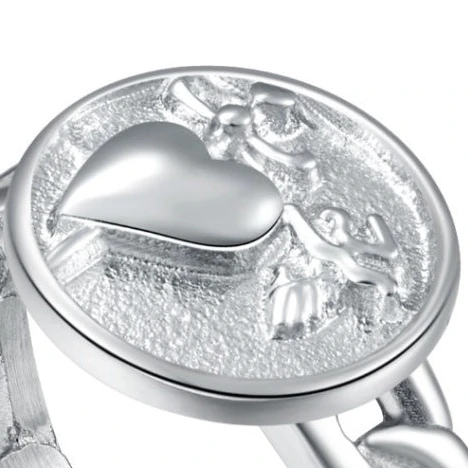 Vibeszn Heart & Dagger Chain Link Ring