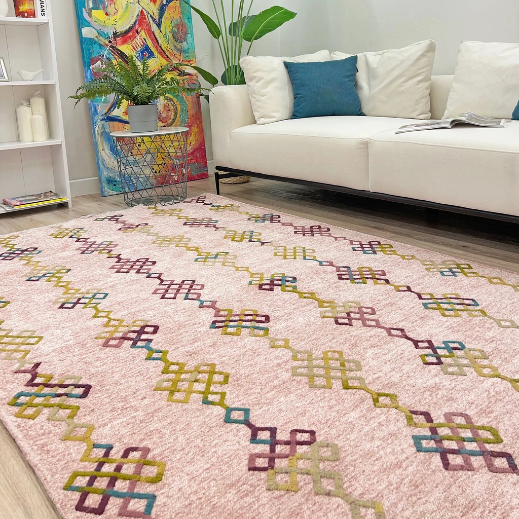 Alfa Rich Rugs Boho Moroccan Washable Area Rugs