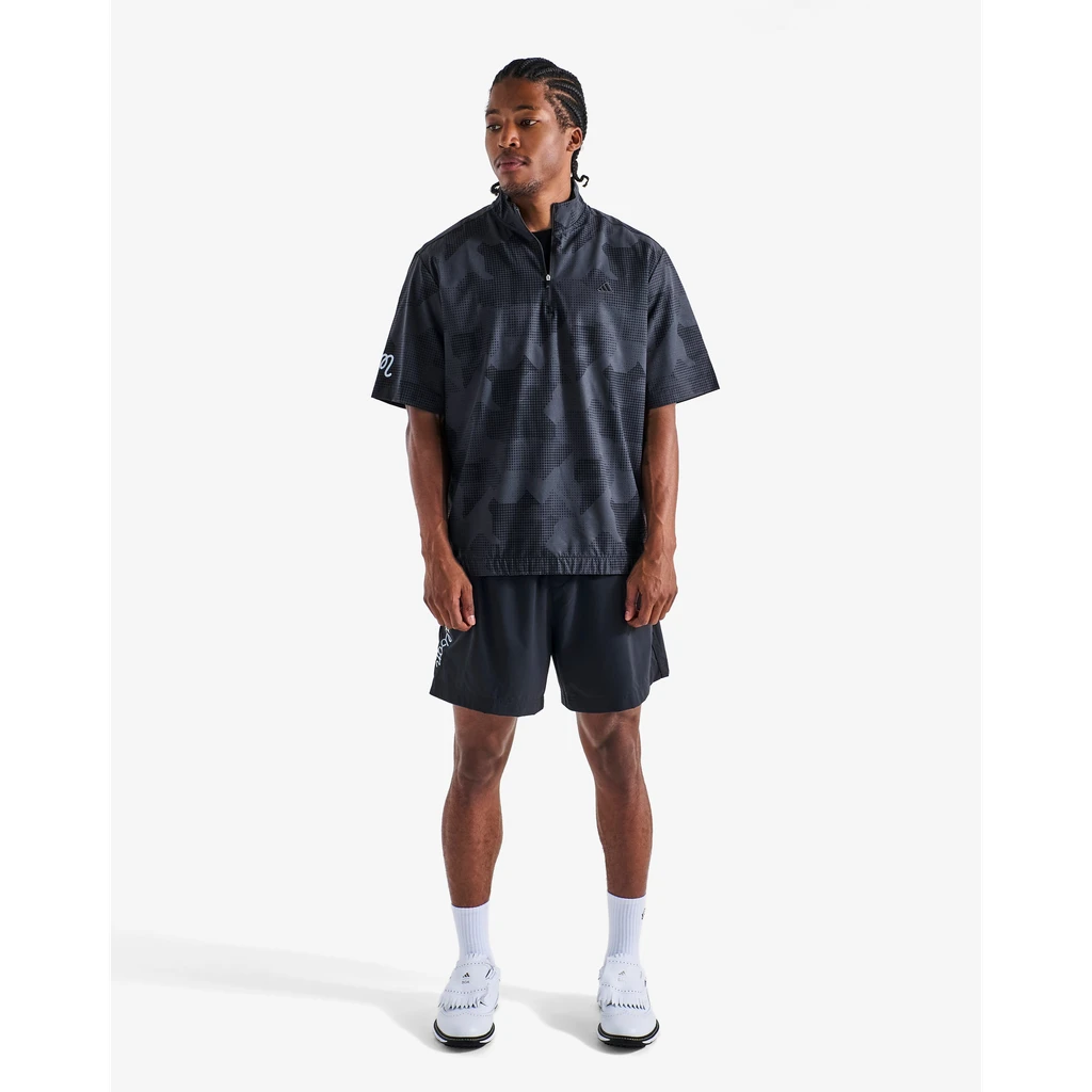 Malbon Golf Malbon x Adidas Go-To DWR Short Sleeve Half-Zip Pullover