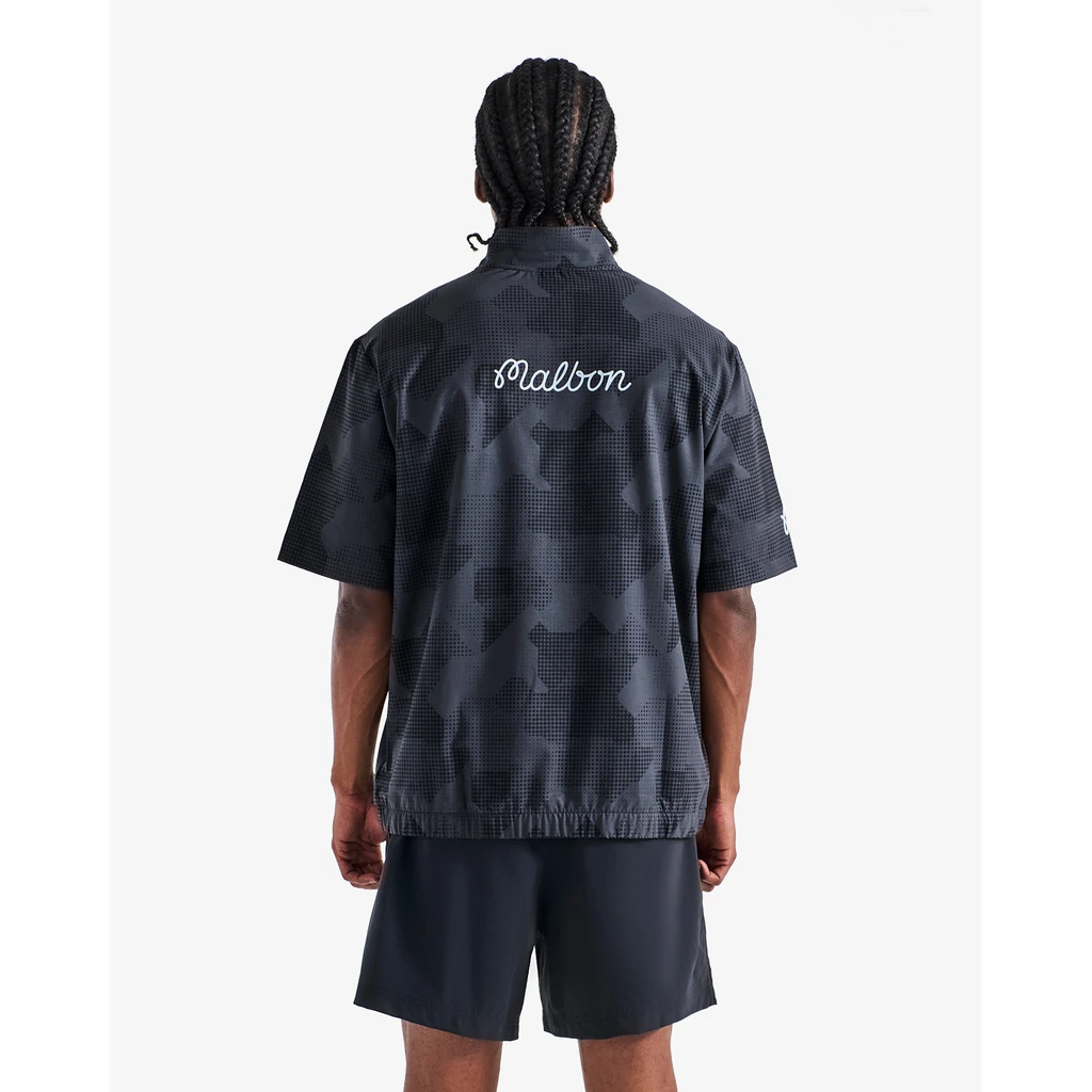 Malbon Golf Malbon x Adidas Go-To DWR Short Sleeve Half-Zip Pullover