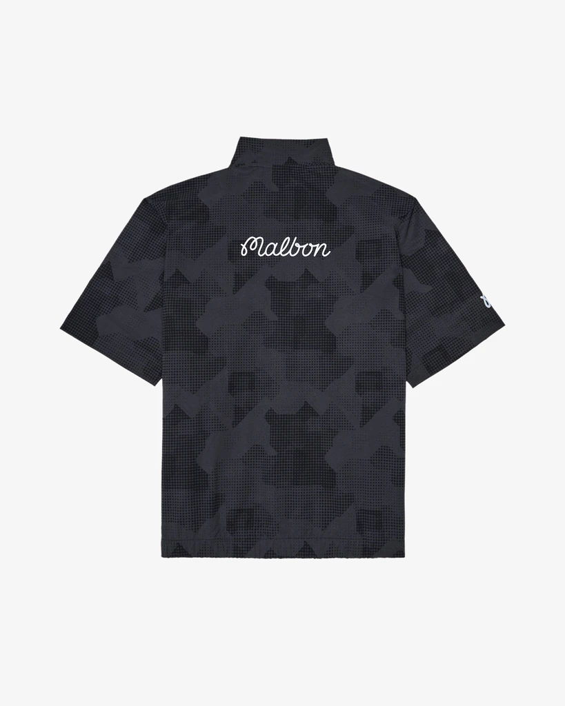 Malbon Golf Malbon x Adidas Go-To DWR Short Sleeve Half-Zip Pullover