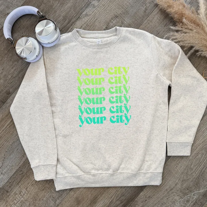 Moonlight Makers Personalize Me! Your City - Custom Kid's Sweatshirt