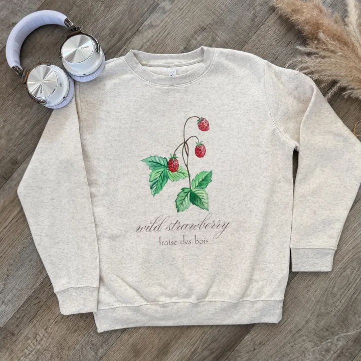 Moonlight Makers Wild Strawberry Kid's Sweatshirt - Soft & Comfortable