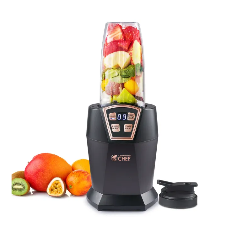 Commercial Chef Personal Blender With 3 Modes For Smoothies, Shakes & More