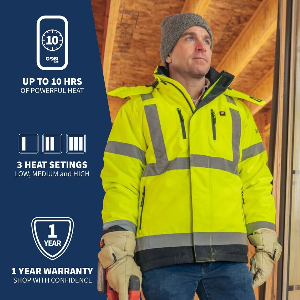 Gobi Flash Heated Hi Vis Jacket