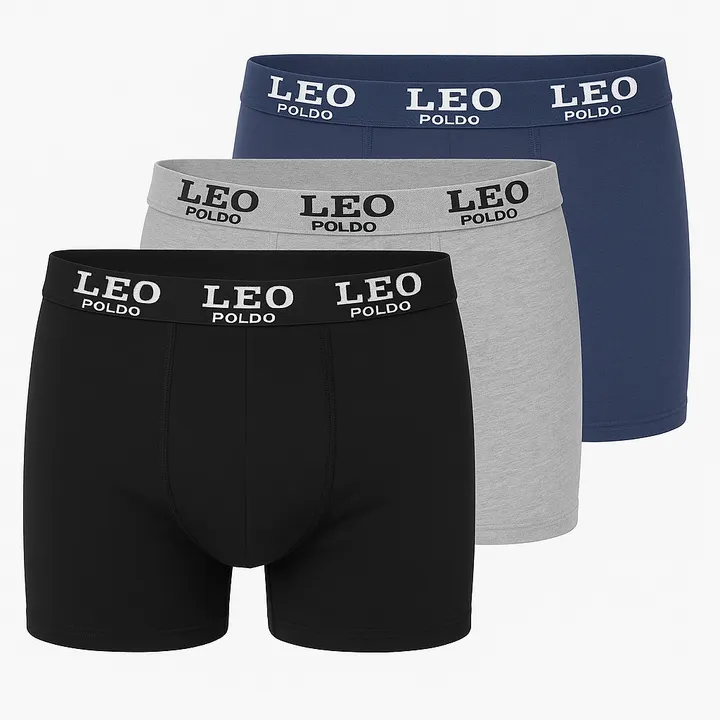 Infinite Basics 3-Pack Leo Poldo Men’s Performance Boxer Briefs